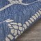 Homeroots 8 ft. Round Navy Knot Indoor & Outdoor Area Rug 396127 - alternate 5